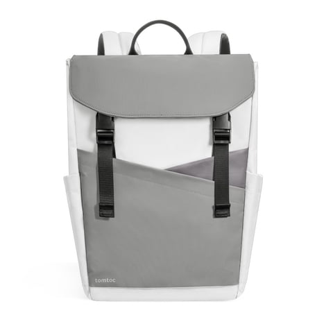 Tomtoc - Mochila A64 Con Solapa Ligera De 18L Para Notebook 16” Gris