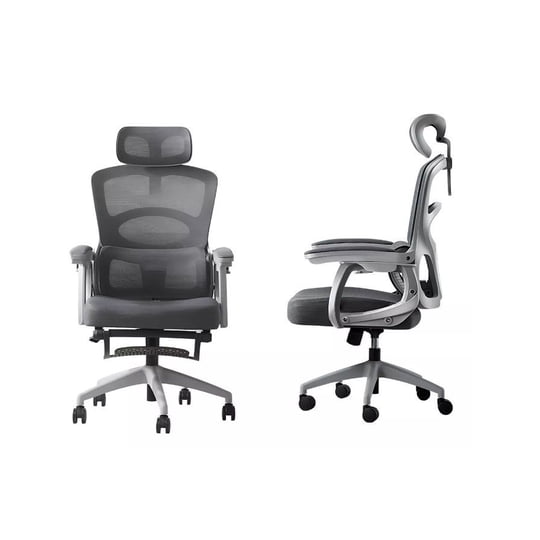 Genérico - Silla De Oficina Ergonómica Con Reposapiernas Y Reclinable.