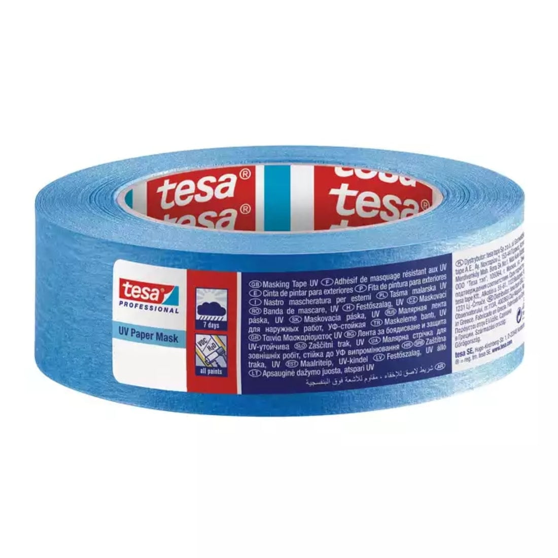 Tesa - Cinta De Enmascarar Masking Azul 25mm X 50mts