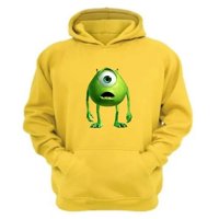 Genérico - Polerón Canguro Fabrica De Monstruos Amarillo Talla S Unisex