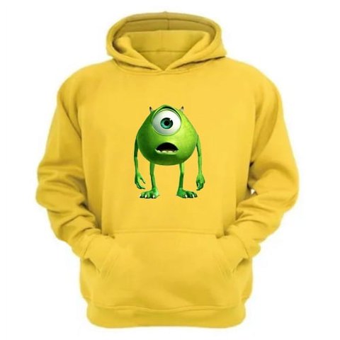 Genérico - Polerón Canguro Fabrica De Monstruos Amarillo Talla Xs Unisex