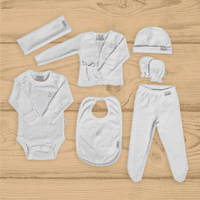 Dgu - Set Ajuar Recien Nacido Niño Papo