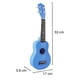 thumbnail image 5 of Ukelele 21". Incluye Funda. Color Celeste, 5 of 7