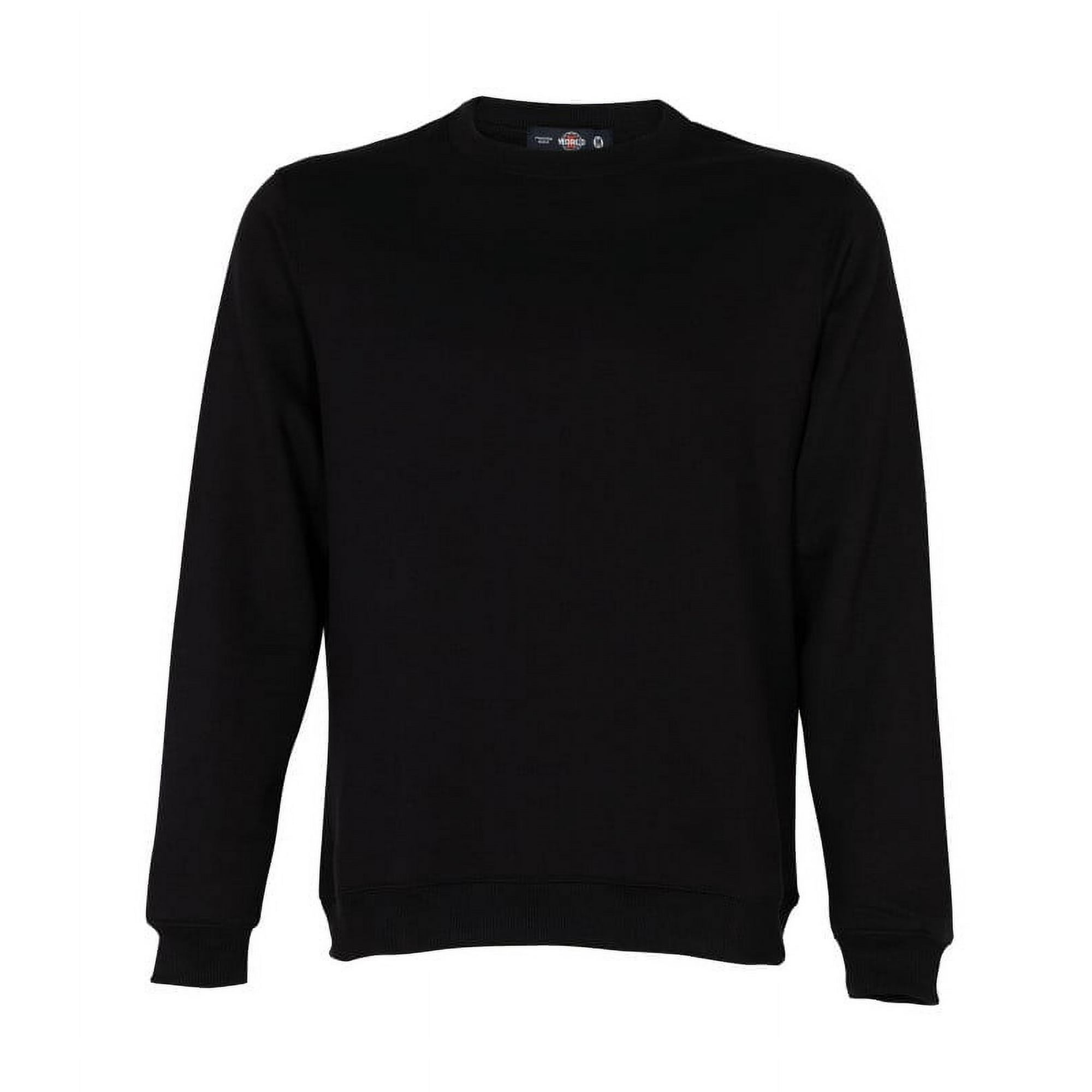 T-world - Polerón Basic 65% Algodón Manga Larga Unisex Negro