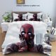 thumbnail image 1 of Marvel Hero Movie Deadpool&Wolverine Printed Home 3-Piece Set Children Adult Pillowcase Duvet Set Bedding Set Bed Sheets, 1 of 5