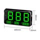 thumbnail image 5 of Pantalla de visualización frontal universal HUD, velocímetro digital de pantalla grande, proyector de velocidad y altitud, advertencia de exceso de velocidad para automóviles y otros vehículos., 5 of 8