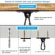 thumbnail image 5 of Soportes Pesados Para Colgar Bolsas Para Entrenamiento Con Peso Corporal, 5 of 7