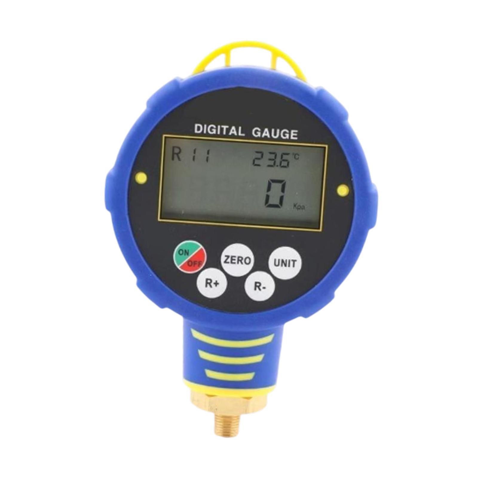 Ioensy - Medidor De Refrigerante Digital Compacto Portátil Aire Acondicionado Herramienta Refrigerante Estilo C