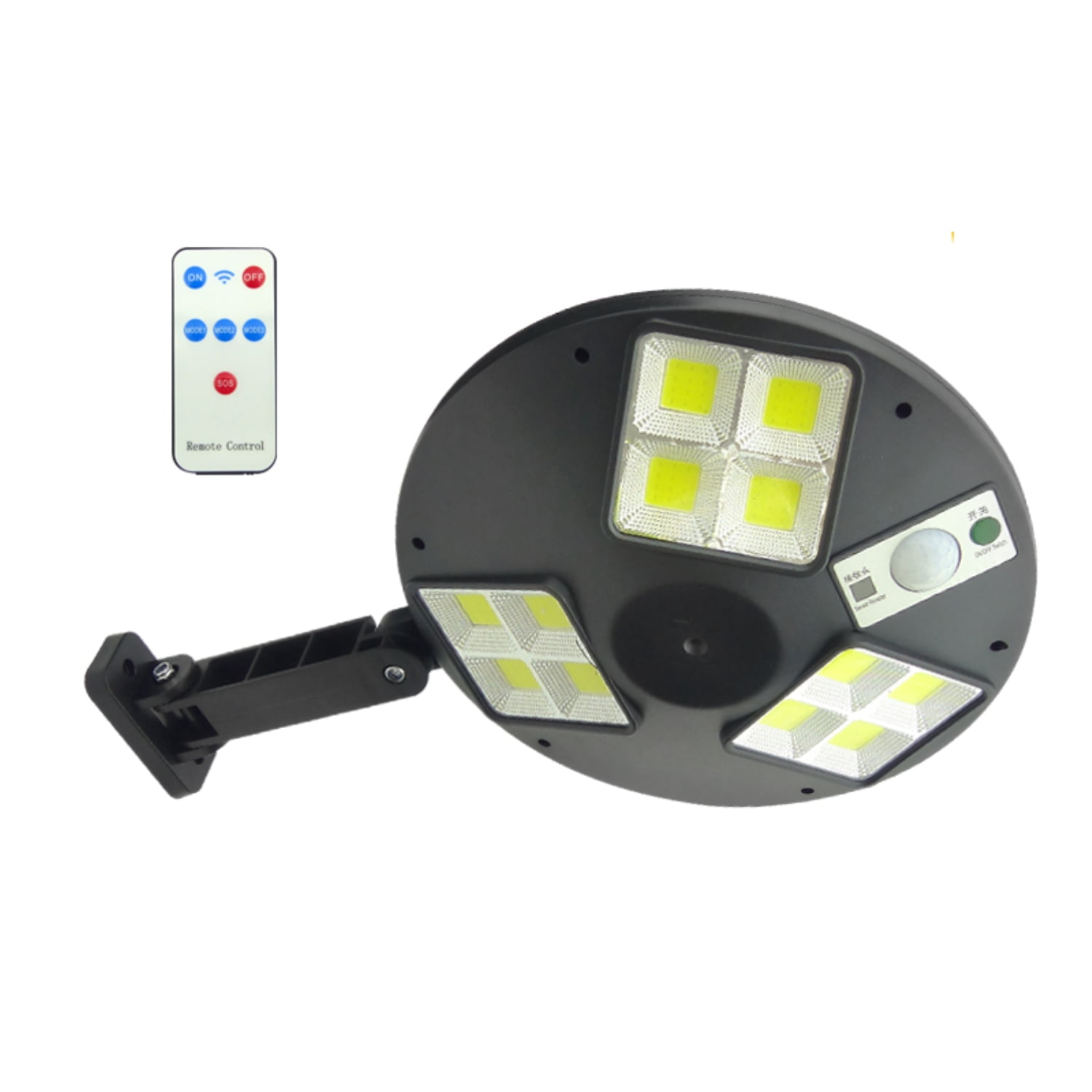 Importclick - Farol Solar 12 Placas Cob Led Sensor Movimiento