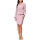 thumbnail image 2 of INSPIRA CHIC Conjunto de Traje de 2 Piezas para Mujeres Trabajo Manga Larga Solapa con Muesca Traje Formal de Oficina con Falda S Rosa, 2 of 5