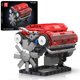 thumbnail image 1 of Set de bloques de construcción Mould King V8 Engine 10155 con batería, 1 of 6