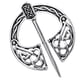 thumbnail image 3 of Broche de Solapa Fiocias Nórdico Vikingo Medieval Plata, 3 of 5