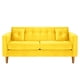 thumbnail image 1 of Sofa New Retro 3c Felpa 04 Amarillo, 1 of 6