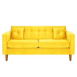 Bodevir - Sofa New Retro 3C Felpa 04 Amarillo