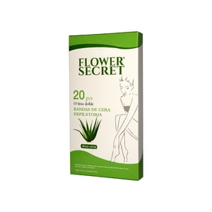 Flower Secret - Banda De Cera Depilatoria Aloe Vera