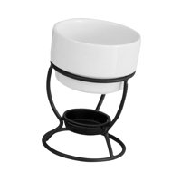 Magideal - Olla De Fusión De Ligera Para Té, Olla Para Fondue De Chocolate, Fusión De Queso Para Comedor, Electrodomésticos De Cocina, Olla Para Fondue Blanco