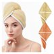 thumbnail image 1 of PACK X 2 GORROS TURBANTE DE MICROFIBRA amarillo, 1 of 9