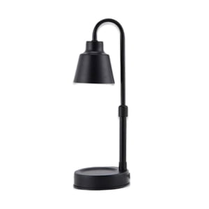 Magideal - Lámpara De Mesa Con Calentador De Fusión De Cera, Luz Nocturna Junto A La Cama, Lámpara De Vela Para Velas En Tarro, Decoración De Dormitorio Y Sala D Negro