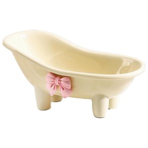 Magideal - Jabonera Caja De Jabón Accesorios Para El Hogar Ahorro De Jabón Lindo Estante De Jabón Bandeja De Jabón Para Mostrador De Bañera Fregadero De Jabón De Crema