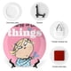 thumbnail image 3 of Charlie y Lola Plato decorativo de porcelana fina (bone china), plato decorativo de cerámica para hogar, oficina, soporte de pared, platos decorativos para dormitorio - 6 pulgadas (15 cm), 3 of 6