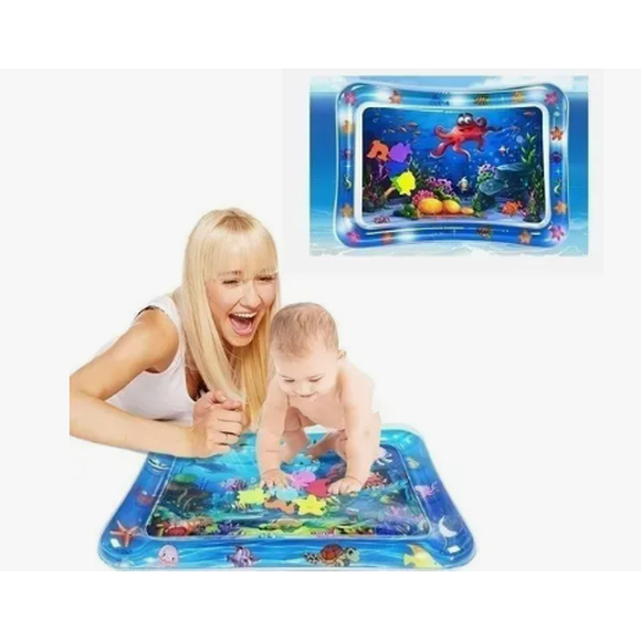 Alfombra De Agua Inflable Sensorial Para Bebe, Cojín De Agua