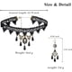 thumbnail image 3 of Conjunto de collar y pendientes de encaje negro - Gargantilla con colgante de lolita gótica, accesorio para bodas, cumpleaños y Navidad., 3 of 6