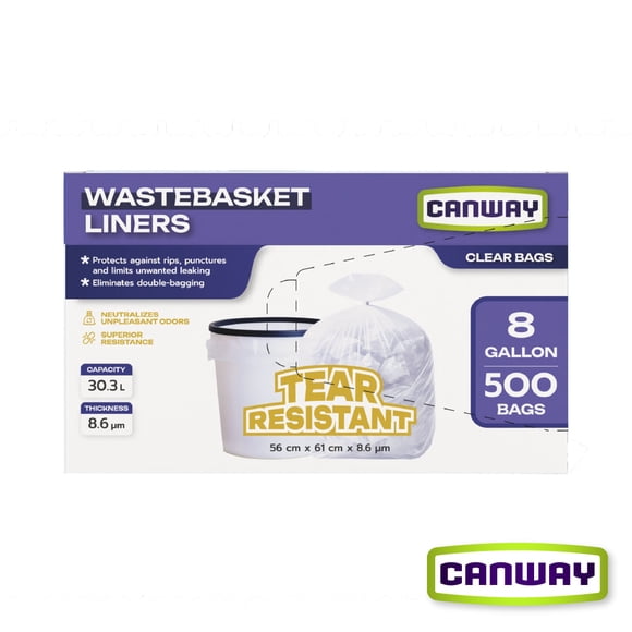 Bolsas Basura Papelero 56 x 61 cm Canway 500 un