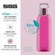 thumbnail image 3 of Botella de agua Sigg Tritan 1 L a prueba de fugas, libre de BPA, Berry, 3 of 9