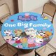 thumbnail image 5 of Peppa Pig-theme Fitted Round Tablecloths Elastic Edged Table Covers Waterproof Table Cloth for Kitchen Holiday Party Tables Decor 150cm, 5 of 6