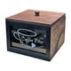 thumbnail image 1 of Caja de almacenamiento para portafiltros de café, dispensador de encimera a prueba de polvo, accesorios de cafetería de estilo rústico, decoración par, 1 of 5