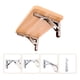 thumbnail image 3 of Soporte Plegable Triangular Tipo K De Acero Inoxidable, 3 of 3