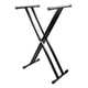 thumbnail image 5 of Atril Stand Para Teclados Musicales Doble 8434 Negro SONNET, 5 of 5