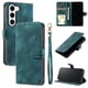 thumbnail image 1 of Funda Cartera para Samsung Galaxy S23 Plus Tapa con Ranuras, Soporte y Correa Verde, 1 of 5