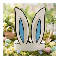 Genérico - Pack 50 Cintillos Orejas De Conejo Pascua Resurrección Cartón