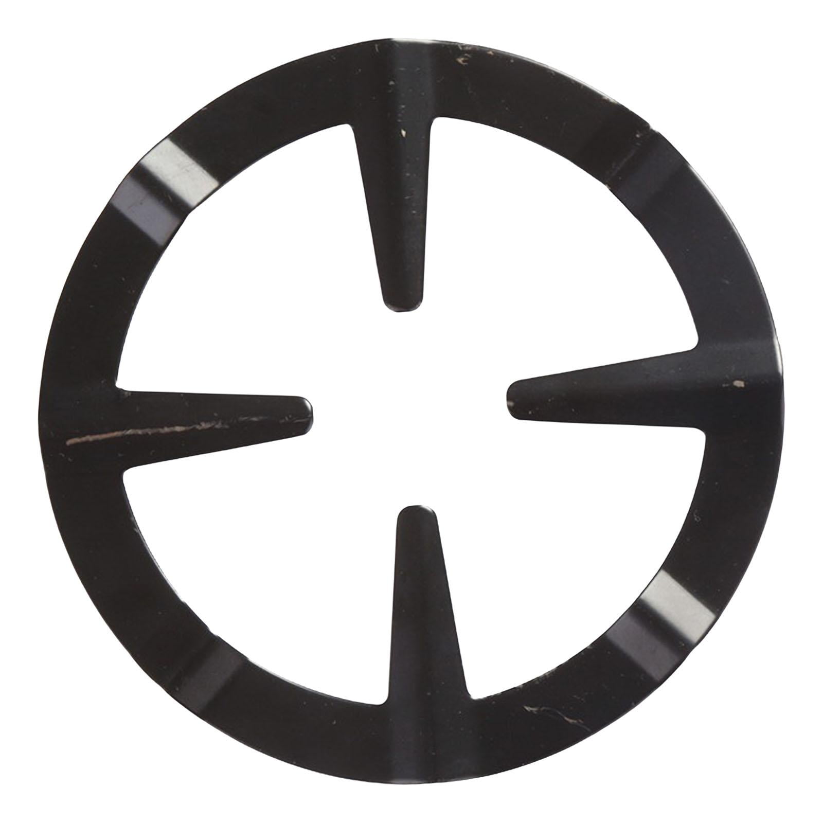 Magideal - Simmer Accs Accesorios De Hierro Fundido Antideslizante 4 Garra Durable Práctico Pot Holder Horno Rack Soporte De Estufa Para Teteras Estufa Camp Negro