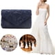 thumbnail image 3 of Elegante bolso de mano tipo sobre con encaje floral para mujer, ideal para graduación o boda., 3 of 8