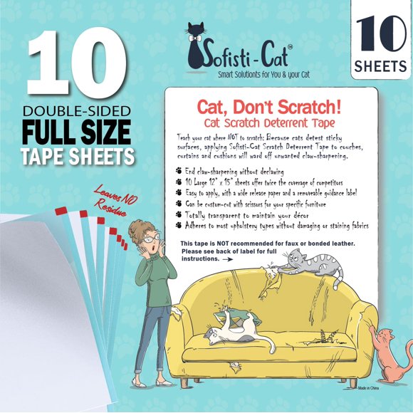 Cinta antiarañazos Cat Sofisti-Cat 10 de doble cara