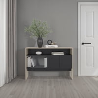 Tuhome - Arrimo 2 Puertas Classic Color 80,7X120X35,6 Cm Cartagena Y Wengue