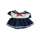 thumbnail image 4 of Vestido De Mu?eca Para Ni?as De 20 Cm, Suave Y A La Moda, Regalo Para Ni?as Peque?as, Atuendo Educativo, Azul JK, 4 of 5