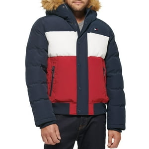 Chaqueta Tommy Hilfiger De Tela Ártica Acolchada Con Esnórquel Tipo Bomber