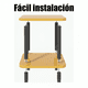 thumbnail image 2 of Mesa De Centro Minimalista Madera Sala De Estar Auxiliar Mesa, 2 of 3