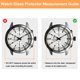 thumbnail image 3 of Uxcell 4pcs Protector de Pantalla de Vidrio para Reloj 38mm 9H Vidrio Templado HD Claro Borde Curvado Anti-Arañazos Impermeable Redondo Dial de Reloj Inteligente Película Protectora con Accesorios, 3 of 7