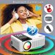 thumbnail image 3 of Proyector WiFi TMY 1080P compatible con Bluetooth 5.1 5G WiFi, 3 of 7
