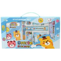 Genérico - Set Escolar Coquette Lapices Cuaderno Borrador Celeste Infantil