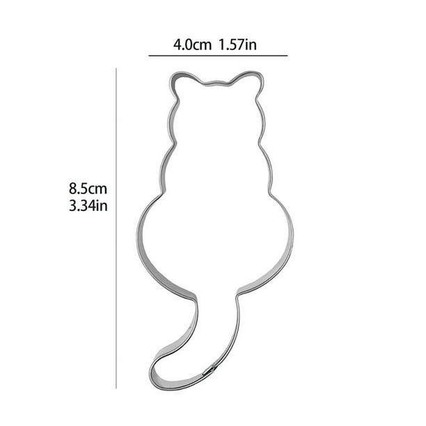 Baking Cookie Cutters Shapes Cat Mouse Giraffe Shape Biscuit Stainless Steel Metal Molds Cutters For RV Kitchen Baking Small Cookie Cutters