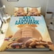 thumbnail image 1 of El Arca y el Cerdo Hormiguero Conjunto de sábanas temático, trío de piezas, cómodo y amigable con la piel, diseño único, regalo de decoración para el hogar para familiares, amigos y fans,140cm *210cm, 1 of 6