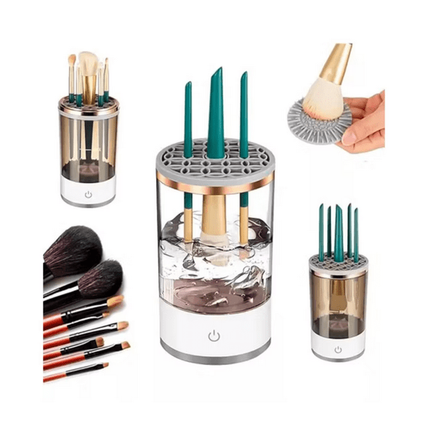 Limpiador Brochas Maquillaje Electrico Cosmetico Pincel a Usb Lider