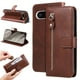 thumbnail image 1 of Funda con Cremallera para Google Pixel 8 , Carcasa Cartera de Cuero PU con Soporte y Tarjetero, 1 of 6