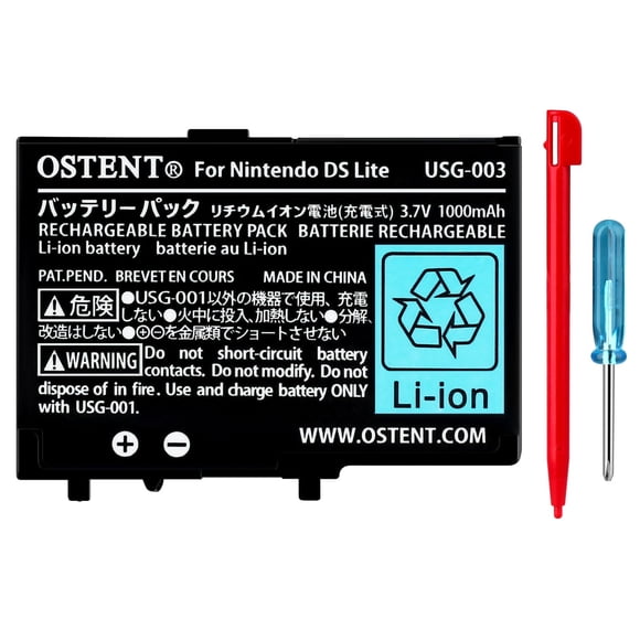 Batería Usg 003 3 7 V 1000 Mah Para Nintendo Ds Lite