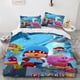 thumbnail image 1 of v986 Bed Sheets POCOYOS-Printed Duvet Cover and Pillowcase, Bedding Set, Double, Full, Queen, King Size, Quilt Cover, Home Textiles, 3-Piece Bedding Set (1 Duvet Cover + 2 Pillow Shams) Bed Sheets ju, 1 of 5